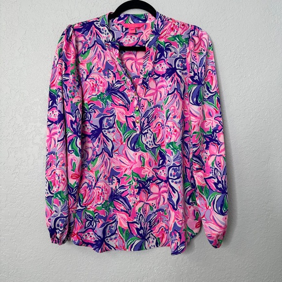 Lilly Pulitzer Tops - Lilly Pulitzer Marvell's Top "Isn't She Lilly" Sz S